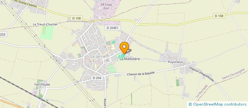 localisation de l'entreprise INDIVISION DUPUY / ROUSSANNE ROMAIN ET VIRGINIE  LA JARRIE