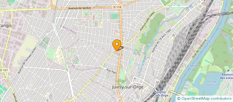 localisation de l'entreprise INDIVISION DUQUE DA CRUZ - RIBEIRO  JUVISY-SUR-ORGE