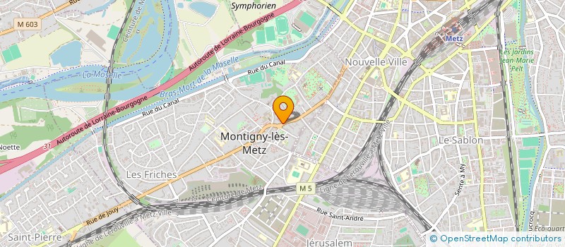 localisation de l'entreprise INDIVISION DURAK ET JAIMES ANTOLINEZ  MONTIGNY-LES-METZ