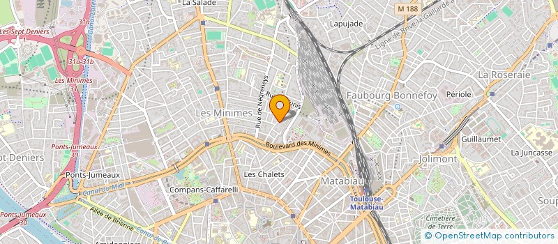 localisation de l'entreprise INDIVISION DURAND CYRIL ET CAUSSETTE KARINE  TOULOUSE