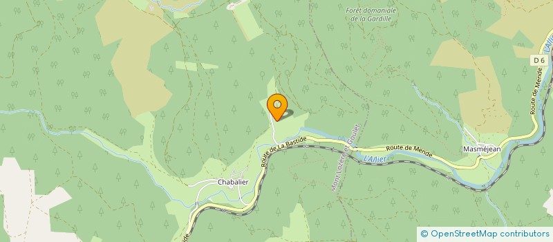 localisation de l'entreprise INDIVISION DURAND DE FONTMAGNE  MONT LOZERE ET GOULET