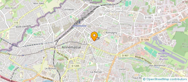 localisation de l'entreprise INDIVISION DURAND LEFEBVRE  ANNEMASSE