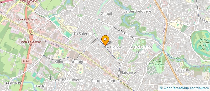 localisation de l'entreprise INDIVISION DURAND LOISEL à ORVAULT