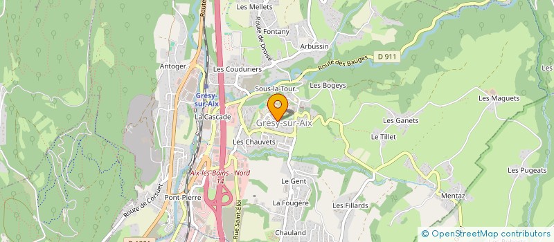 localisation de l'entreprise INDIVISION DURAND - SIMILLION  GRESY-SUR-AIX