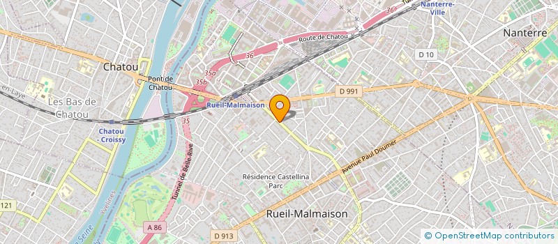 localisation de l'entreprise INDIVISION DURAUD AYRAULT à RUEIL-MALMAISON