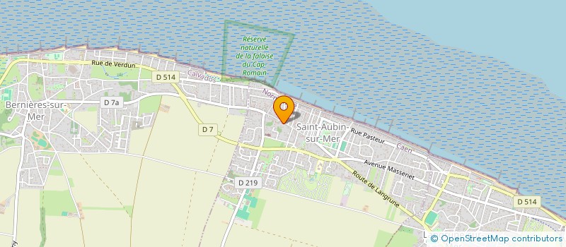 localisation de l'entreprise INDIVISION DURET  SAINT-AUBIN-SUR-MER