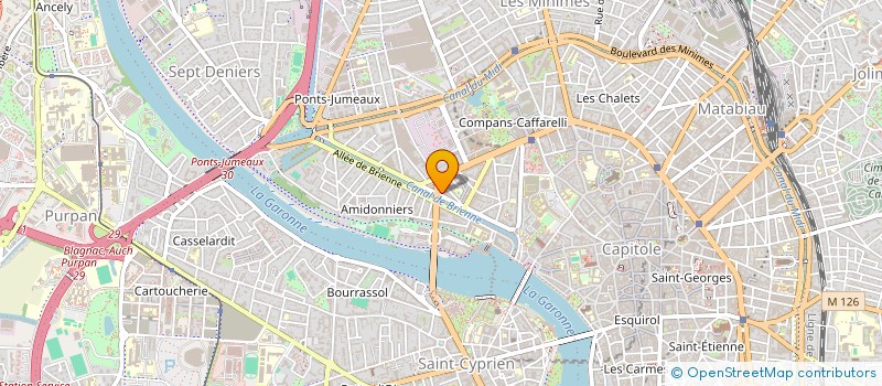 localisation de l'entreprise INDIVISION DUREUIL  TOULOUSE