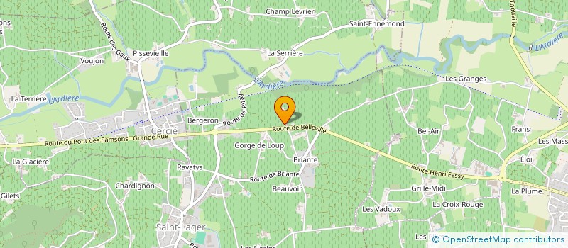 localisation de l'entreprise INDIVISION DURIEU ENNEMOND  SAINT-LAGER