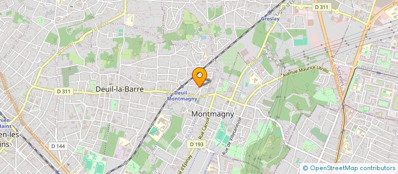 localisation de l'entreprise INDIVISION DURRMANN PRIOLLAUD  DEUIL-LA-BARRE