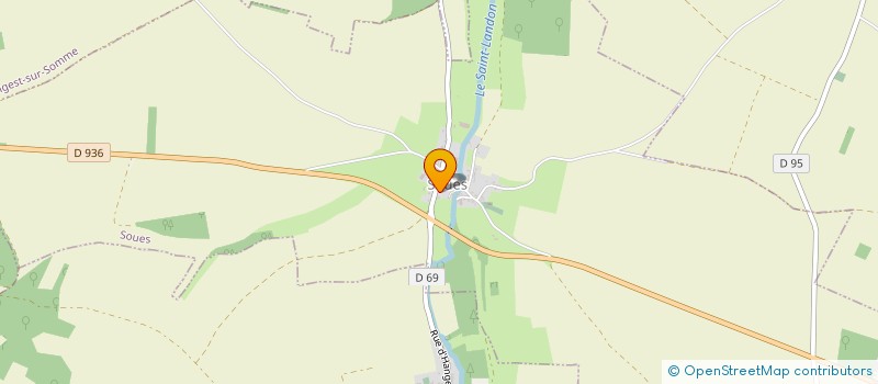 localisation de l'entreprise INDIVISION DUSAUSSOY  SOUES