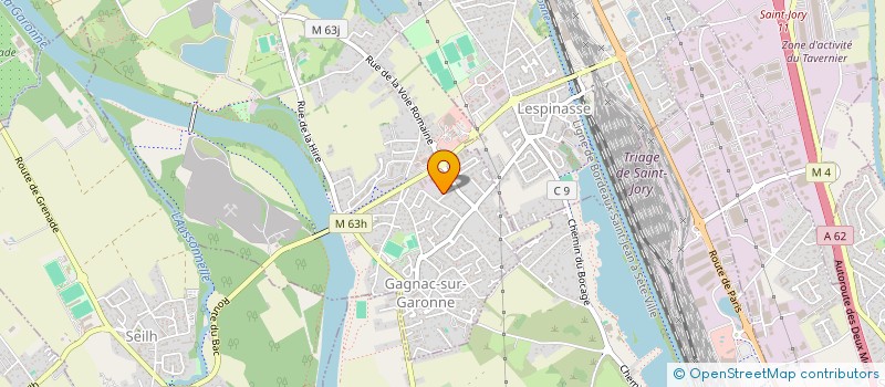 localisation de l'entreprise INDIVISION DUTECH  GAGNAC-SUR-GARONNE