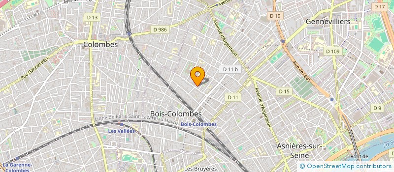 localisation de l'entreprise INDIVISION DUTEIL KEROB à BOIS-COLOMBES