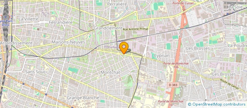 localisation de l'entreprise INDIVISION DUTEL  LYON