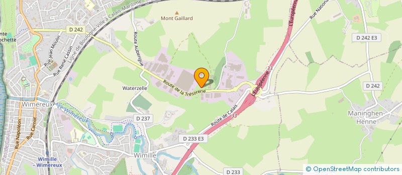 localisation de l'entreprise INDIVISION DUTERTE  WIMILLE