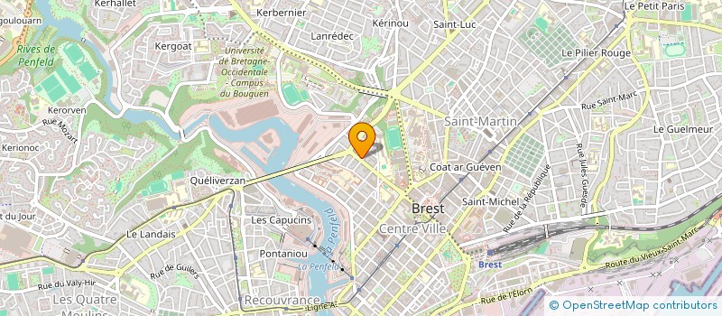 localisation de l'entreprise INDIVISION DUTHOIT BEDLE à BREST
