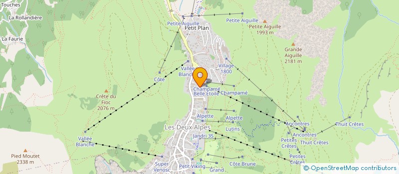 localisation de l'entreprise INDIVISION DUTHOIT CHRISTOPHE ET HELENE-GIORGIA à LES DEUX ALPES