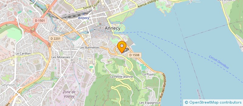 localisation de l'entreprise INDIVISION DUTREIGE MAURIS à ANNECY