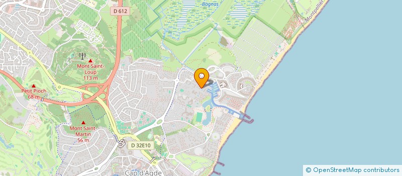 localisation de l'entreprise INDIVISION DUTREUX - PELLETIER à AGDE