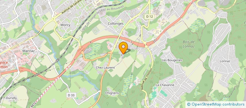 localisation de l'entreprise INDIVISION DUTRUEL à THONON-LES-BAINS