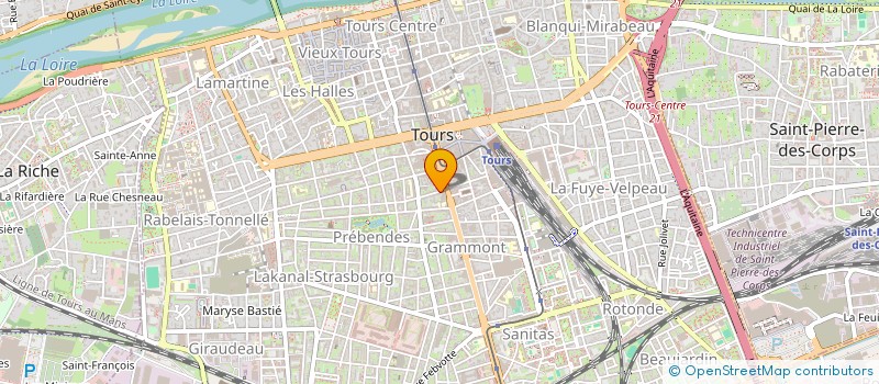 localisation de l'entreprise INDIVISION DUVAL / GARRIDO  TOURS