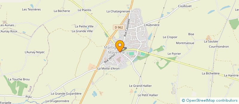 localisation de l'entreprise INDIVISION DUVAL REZE  MARTIGNE-SUR-MAYENNE