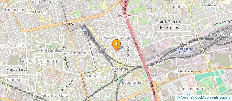 localisation de l'entreprise INDIVISION DUVEAU DUCHET  TOURS