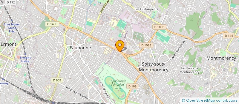 localisation de l'entreprise INDIVISION DUVERNOY LEQUIN à SOISY-SOUS-MONTMORENCY