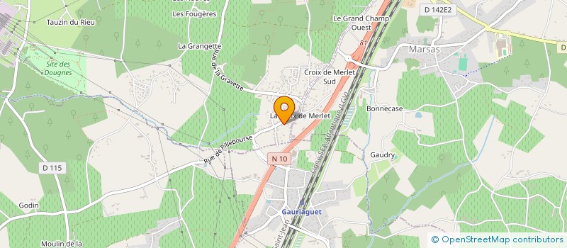 localisation de l'entreprise INDIVISION DUVOLLET  CUBNEZAIS