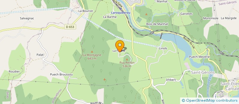 localisation de l'entreprise INDIVISION DUYE à SAINT-GERONS