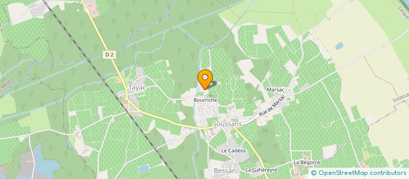 localisation de l'entreprise INDIVISION DUZON-GELIN  SOUSSANS