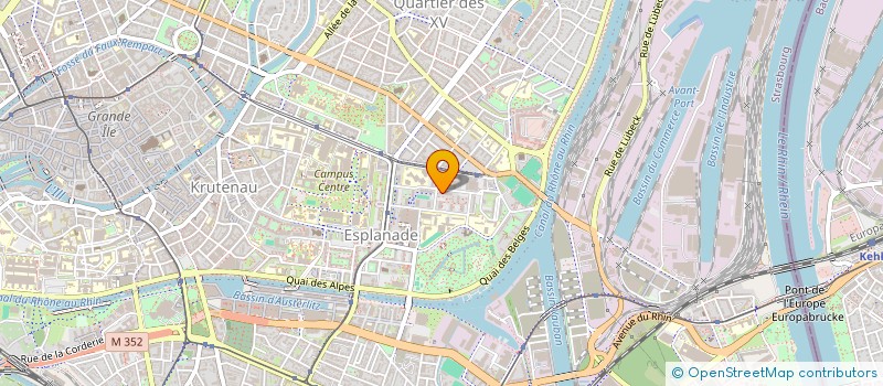 localisation de l'entreprise INDIVISION EBER  STRASBOURG