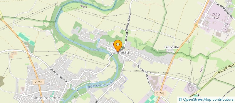 localisation de l'entreprise INDIVISION EBERHARD-MARTIQUET à NIORT