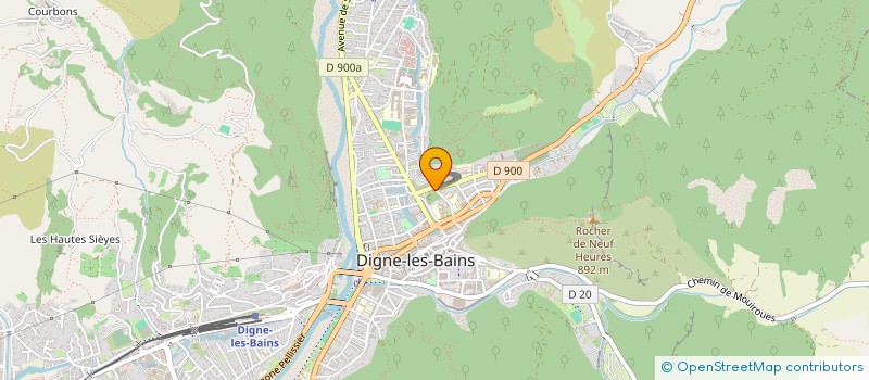 localisation de l'entreprise INDIVISION EBRARD à DIGNE-LES-BAINS