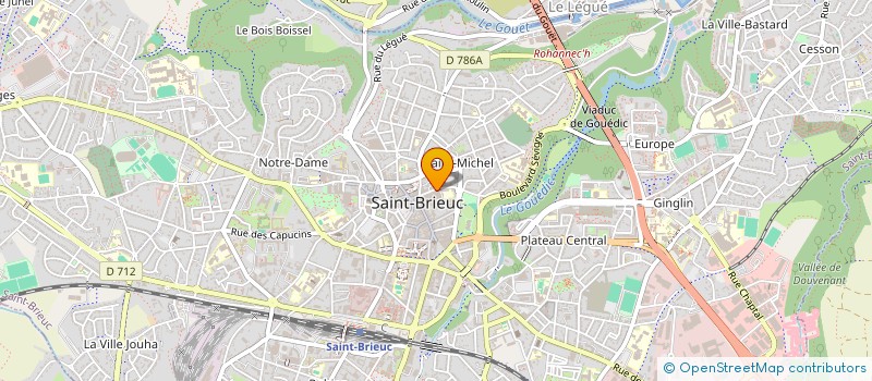 localisation de l'entreprise INDIVISION EBZANT à SAINT-BRIEUC