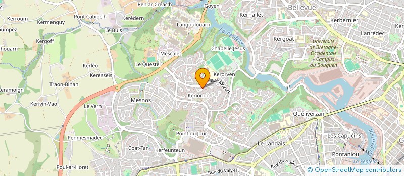 localisation de l'entreprise INDIVISION ECCELSO PRIGENT à BREST