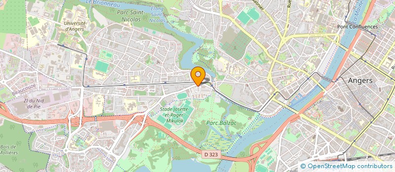 localisation de l'entreprise INDIVISION ECHERBAULT-BRIERE  ANGERS