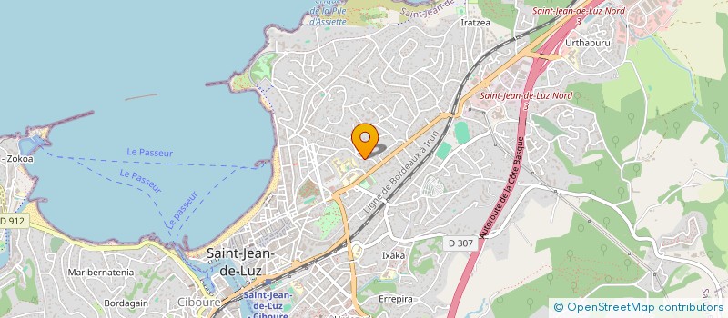 localisation de l'entreprise INDIVISION ECHEVERRIA LAFARGUE à SAINT-JEAN-DE-LUZ