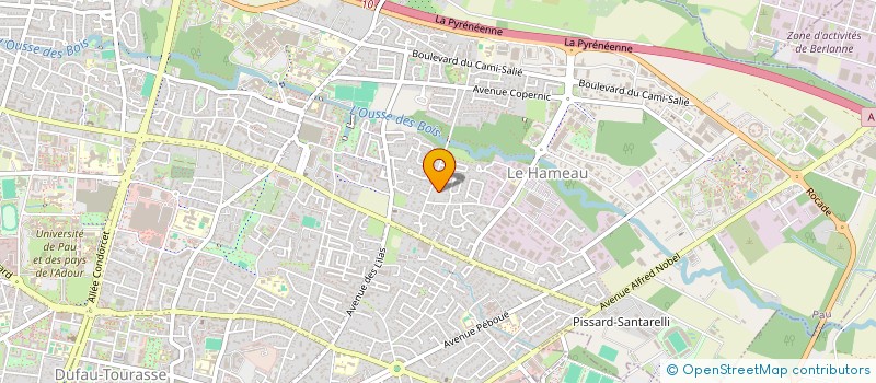 localisation de l'entreprise INDIVISION ECOT GUILLOTON CAZIN  PAU