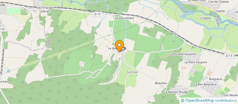 localisation de l'entreprise INDIVISION EDELINE  CHEILLE