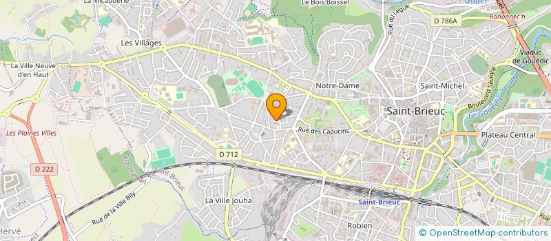 localisation de l'entreprise INDIVISION EFFLAM BARRE à SAINT-BRIEUC