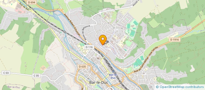localisation de l'entreprise INDIVISION EHM  BAR-LE-DUC