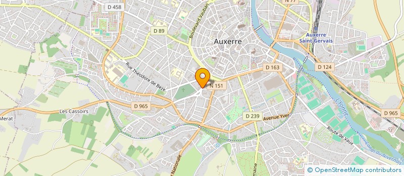 localisation de l'entreprise INDIVISION EIERMANN-SOUQUIERE à AUXERRE