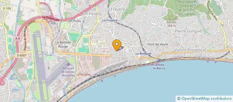 localisation de l'entreprise INDIVISION EL MEKNASSI-BENADDA  CANNES