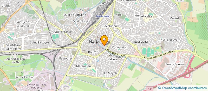 localisation de l'entreprise INDIVISION ELBAZ  NARBONNE