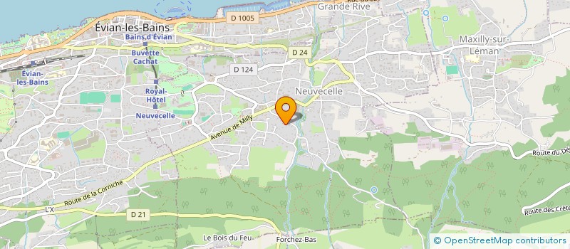 localisation de l'entreprise INDIVISION ELISABETH NEUMANN - PHILIPPE NEUMANN  NEUVECELLE