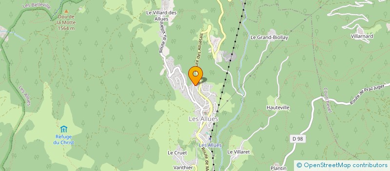 localisation de l'entreprise INDIVISION ELLIOTT ET MAXWELL  LES ALLUES