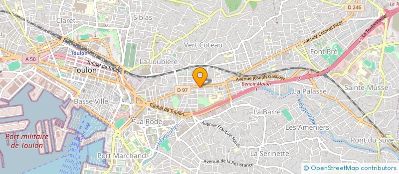 localisation de l'entreprise INDIVISION ELLISFIRAR SAID à TOULON