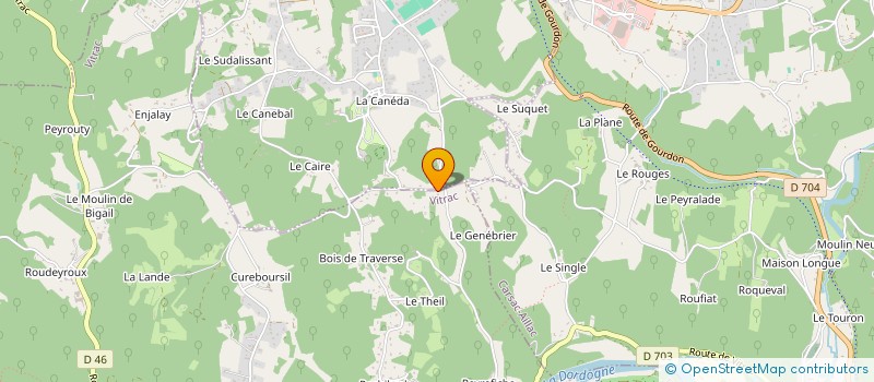 localisation de l'entreprise INDIVISION ELMS BOUHIER  VITRAC