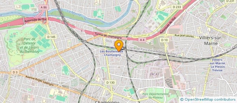 localisation de l'entreprise INDIVISION ELODIE RIFFAUT ET ANTOINE RETAGGI à CHAMPIGNY-SUR-MARNE