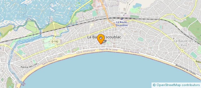 localisation de l'entreprise INDIVISION ELOY à LA BAULE-ESCOUBLAC